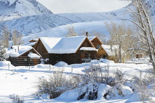 Winter Cabin Sierra Foothills