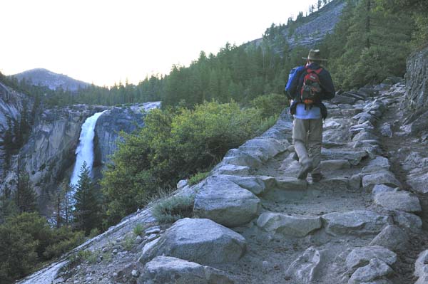 Approaching Nevada Falls