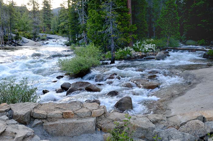 Merced River just above Vernal Falls