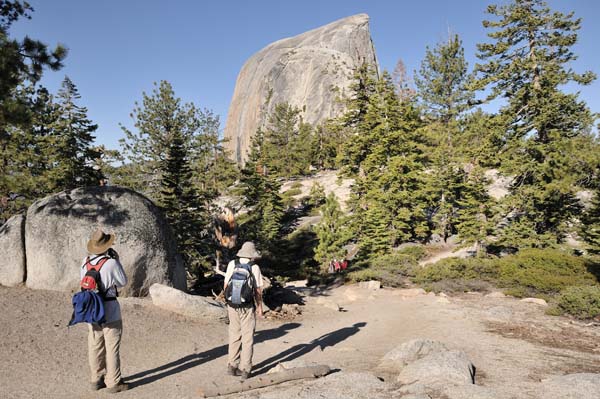 Another view of the Backside of Half Dome from the Cutoff Trail