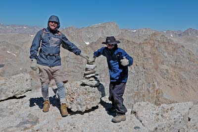 On the Summit of Mt Langley
