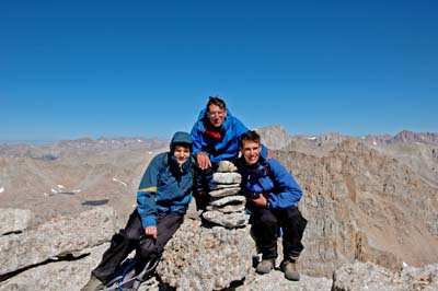 On the Summit of Mt Langley