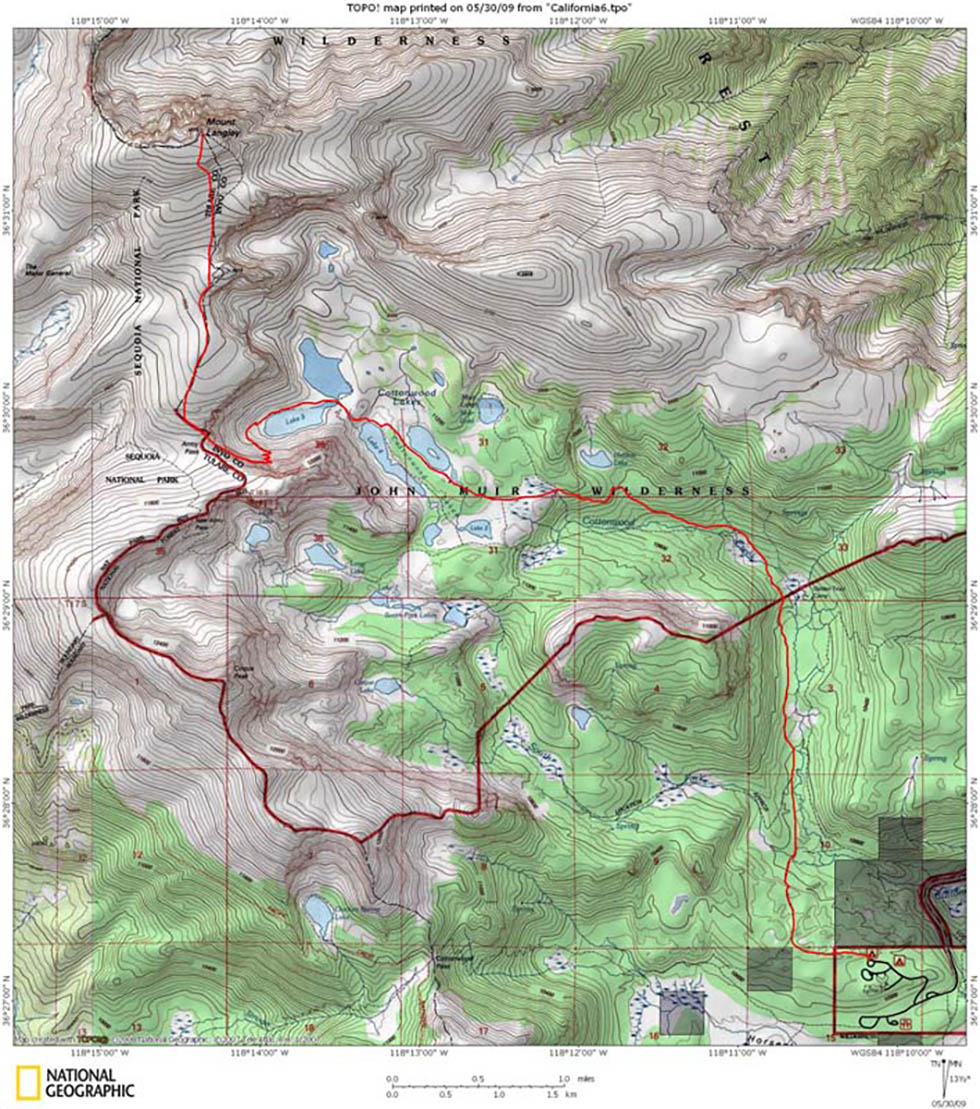 Cottonwood Lakes Trail