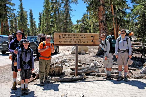 Cottonwood Lakes Trailhead