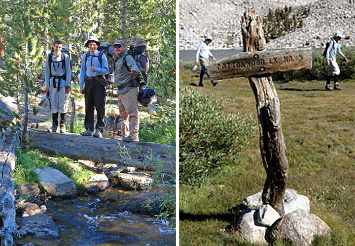 Log Crossing Cottonwood Lakes