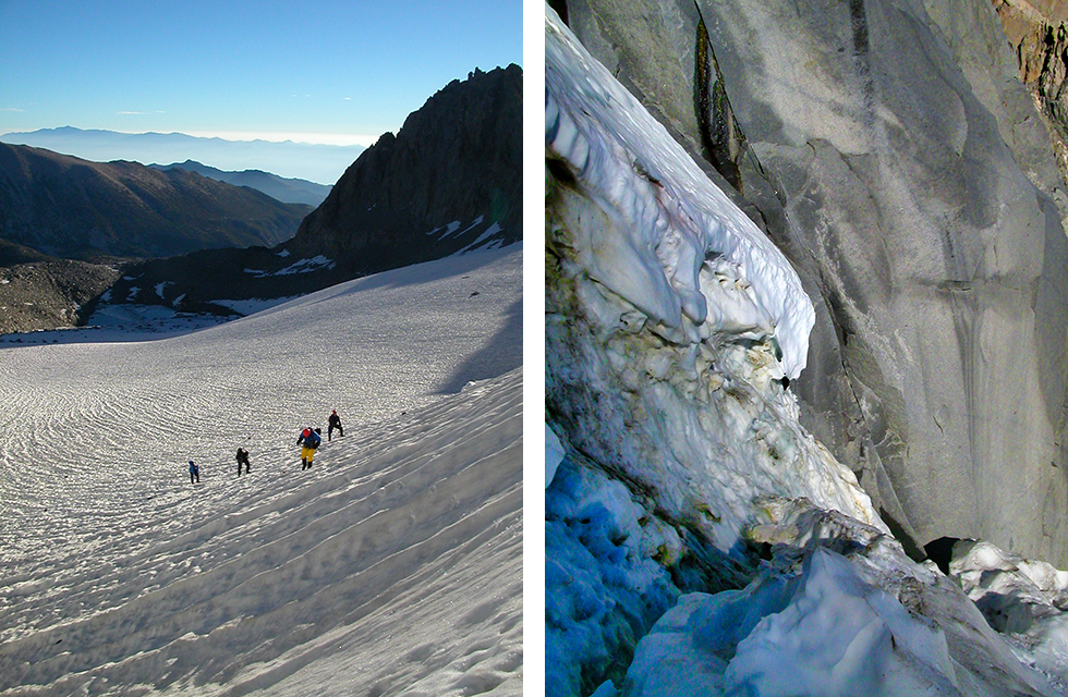 North Palisade Glacier Crossing