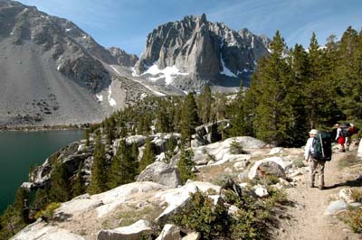 Approaching Third Lake
