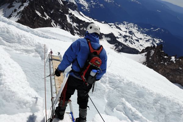 Crevasse Crossing Ingraham Glacier