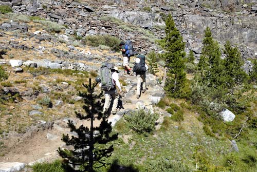 Heading North to Garnet Lake