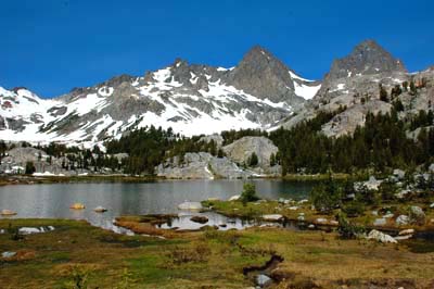 Ediza Lake (Ritter and Banner in background)