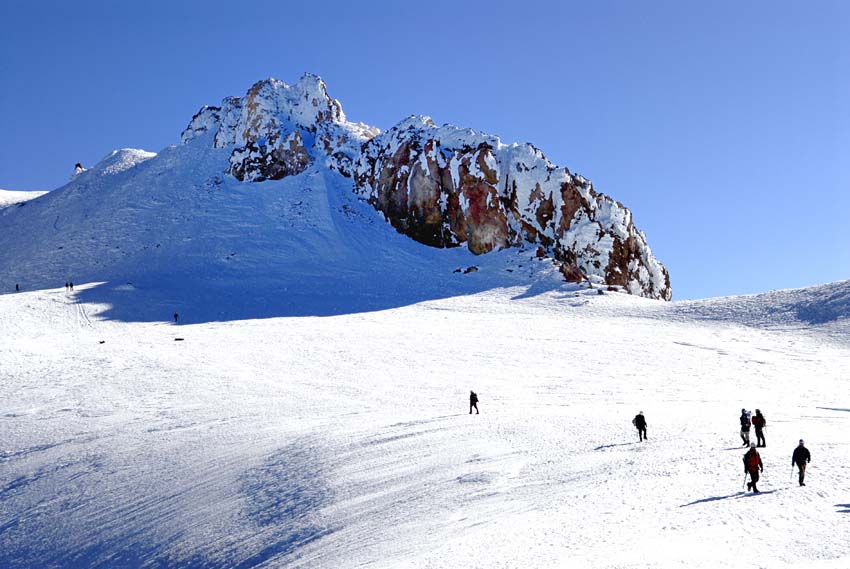 Approaching Shasta Summit