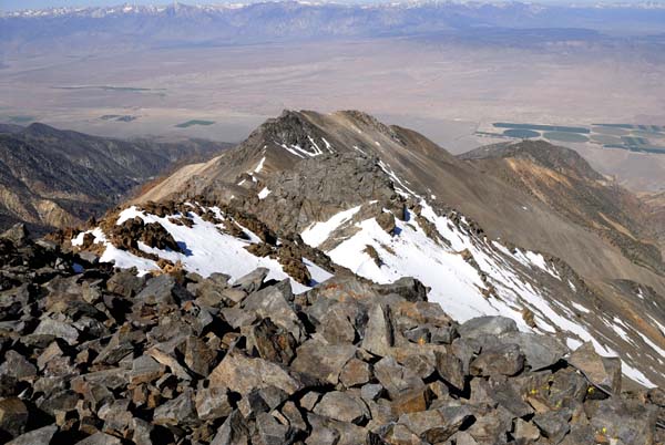 Ovens Valley Below and Sierra Nevada