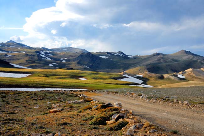 Dirt Road Leading to Trailhead on White Mountain