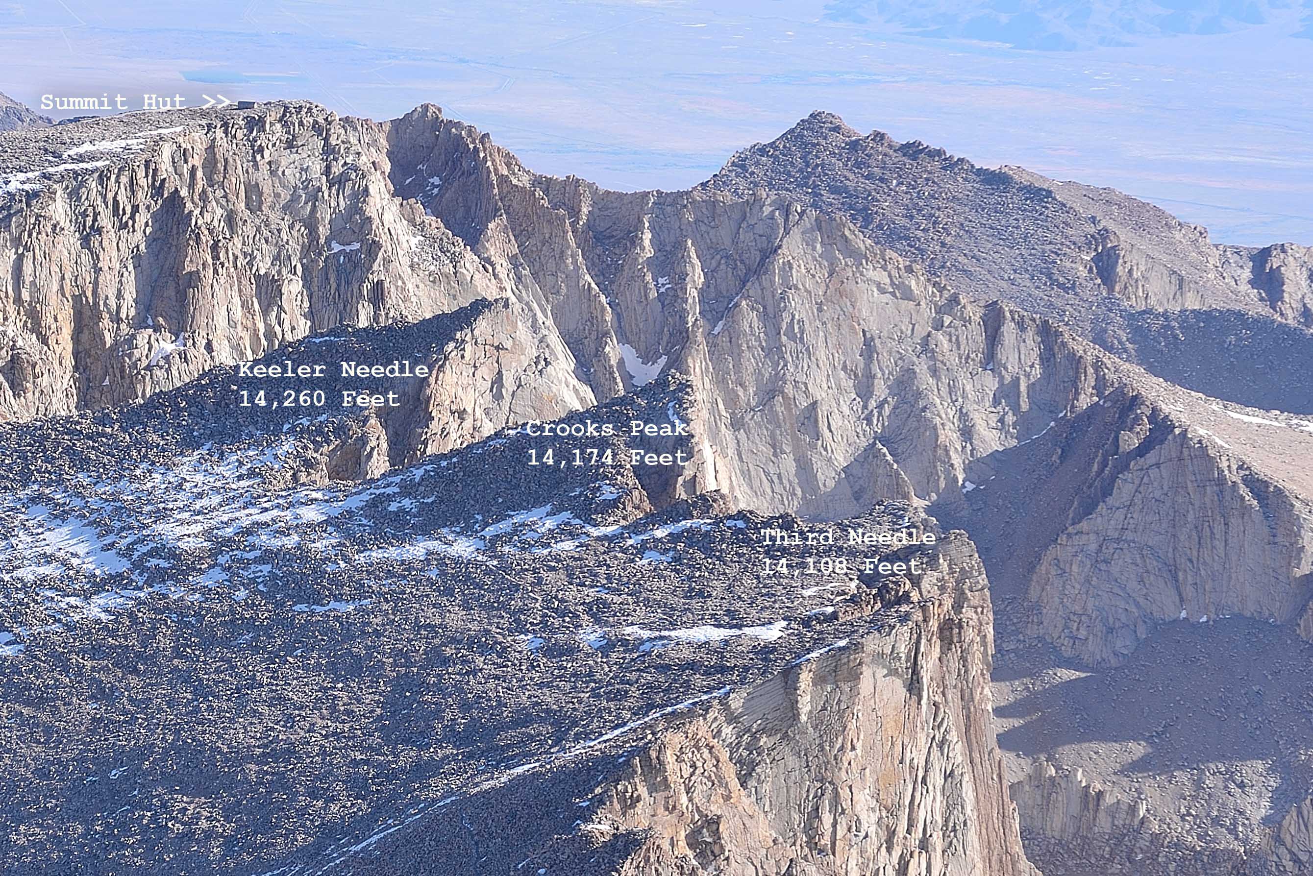 Whitney Needles and Summit