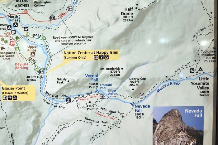 Mist Trail Map